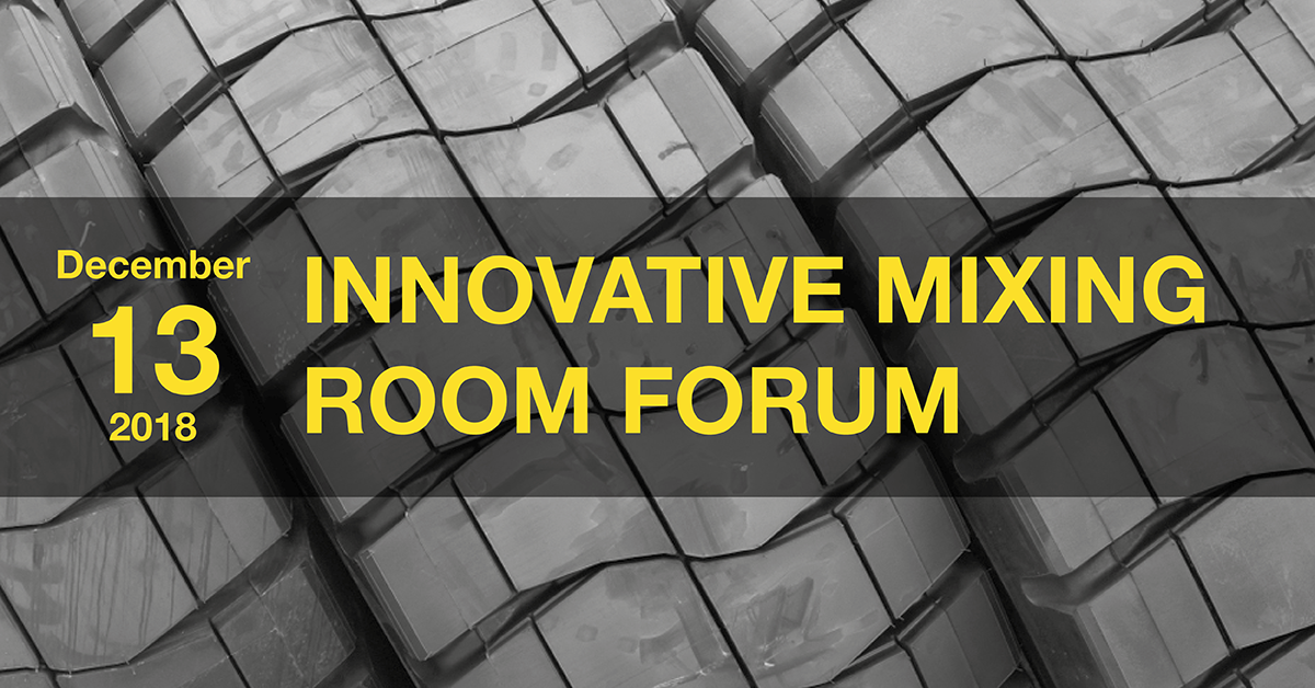 Innovative Mixing Room Forum